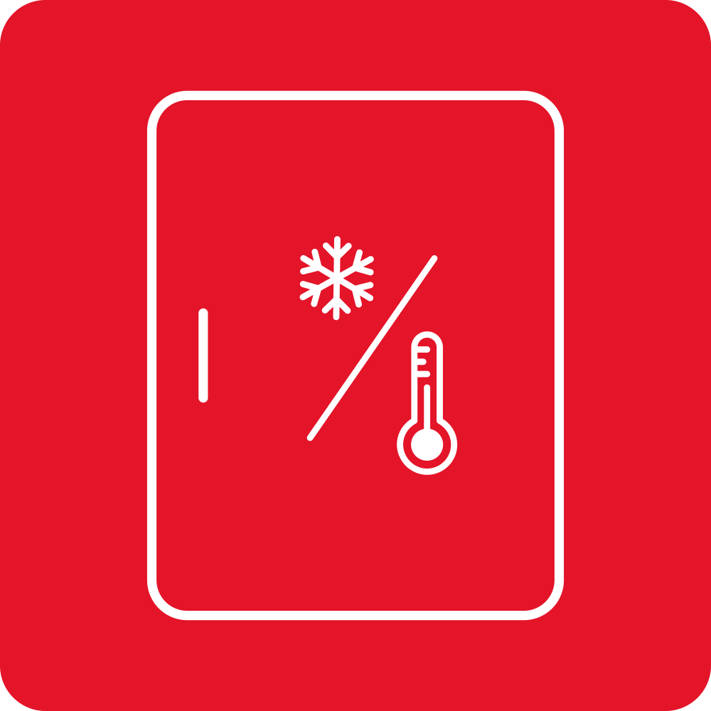 2 operation modes (freezer or refrigerator)